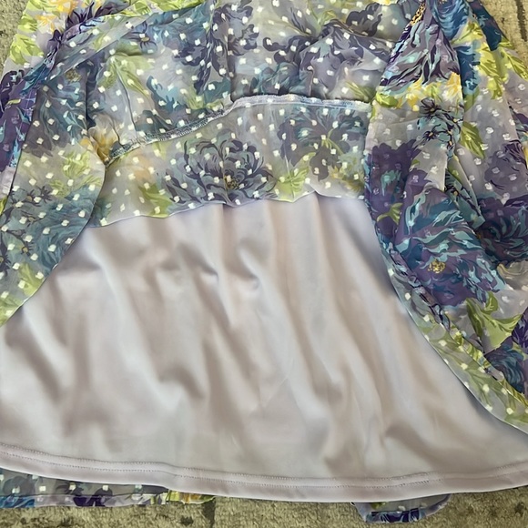 The Children’s Place Women’s Lavender Floral Dress Size L - Picture 7 of 8